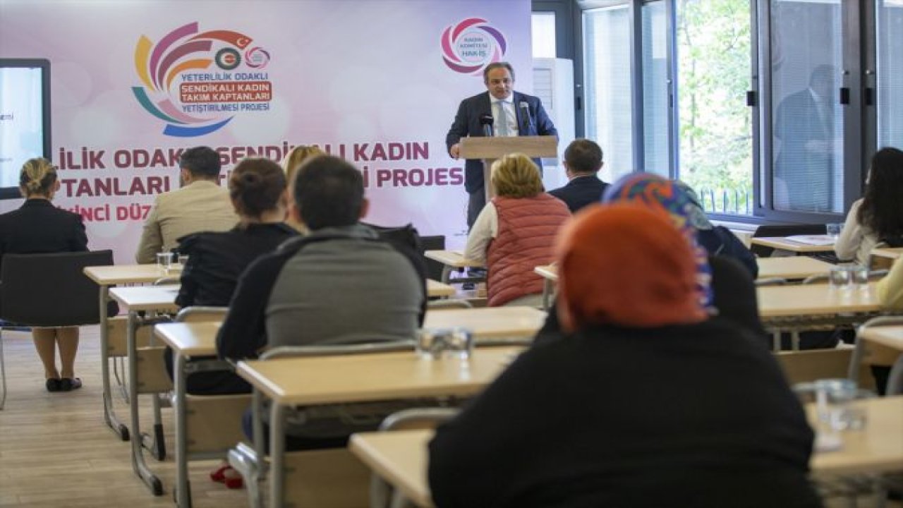 Hak-İş'ten "Sendikalı Kadın Takım Kaptanları Yetiştirilmesi" Projesi