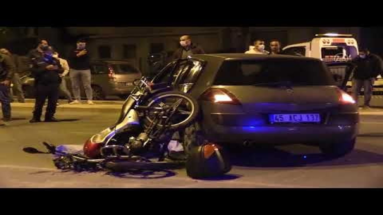 İzmir'de otomobille motosiklet çarpıştı: 1 ölü, 1 yaralı