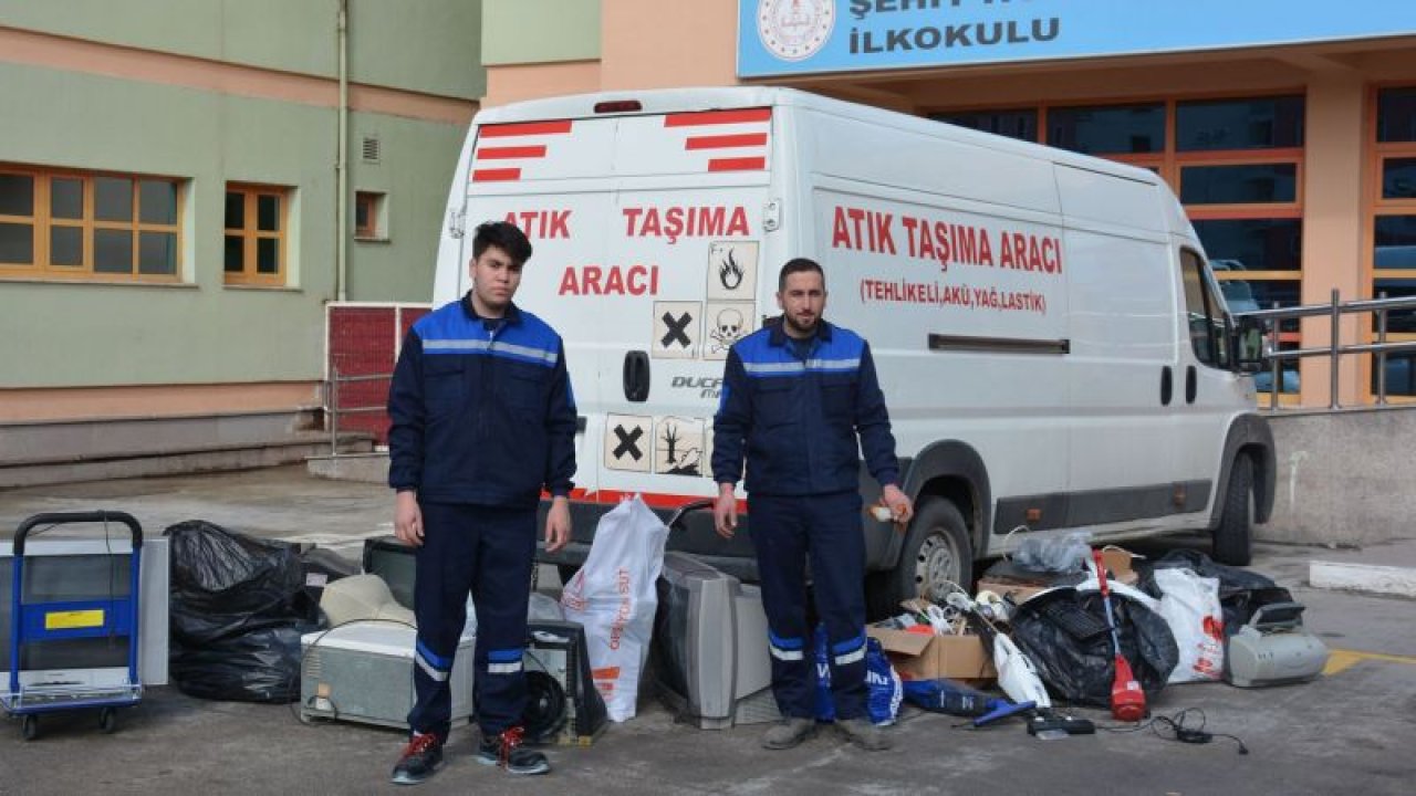 Ankara Keçiören’de 2 ton elektronik atık geri dönüşüme kazandırıldı