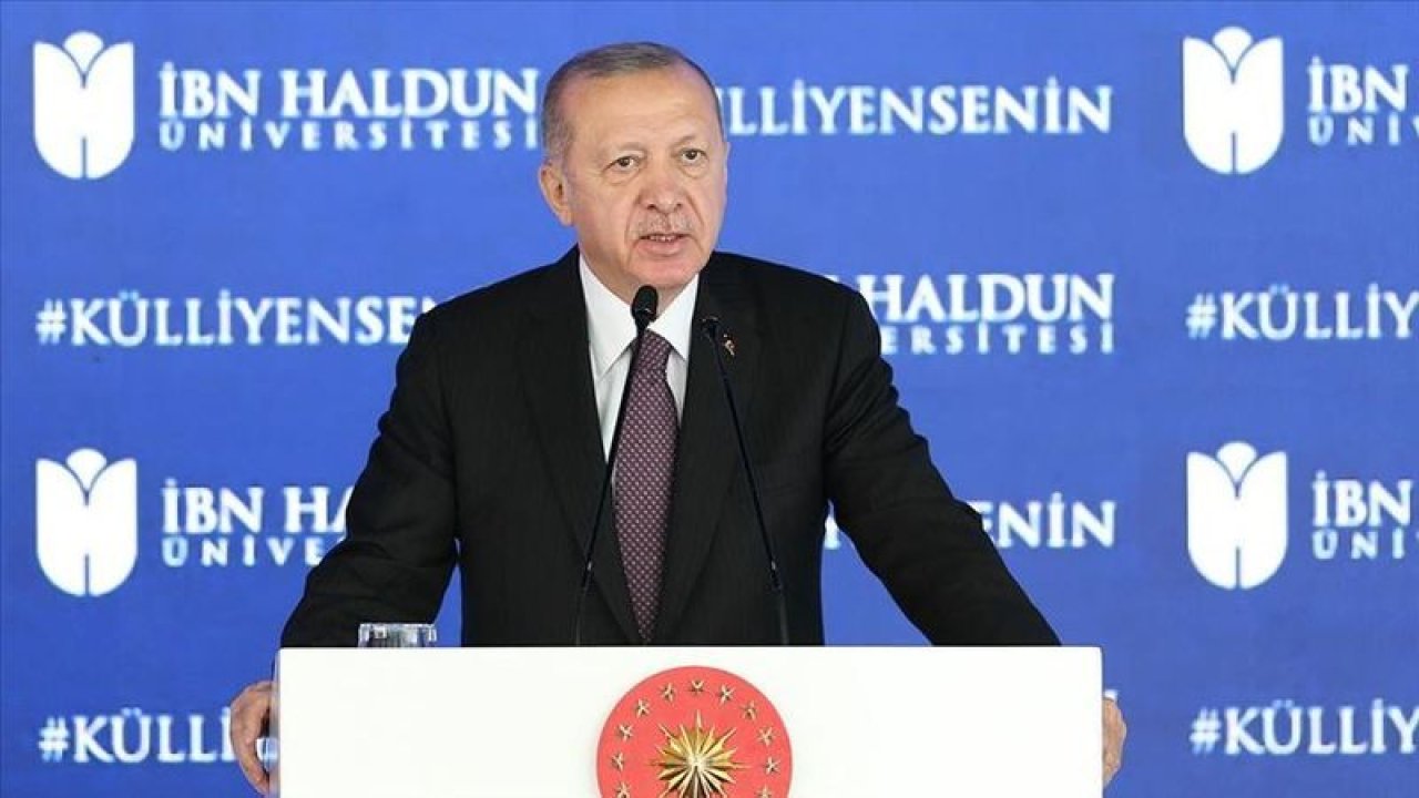 Cumhurbaşkanı Erdoğan, "Genç bir nüfusa sahibiz ama...''