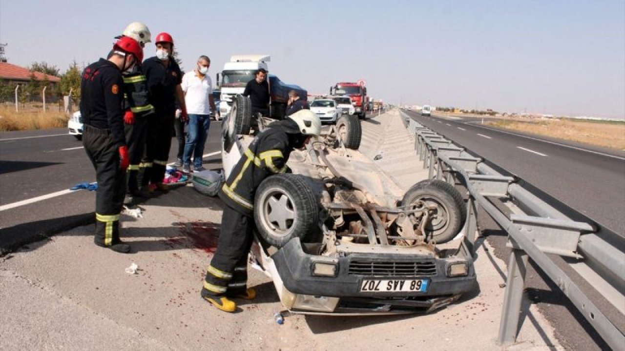 Aksaray'da korkunç kaza: 2'si çocuk 4 yaralı
