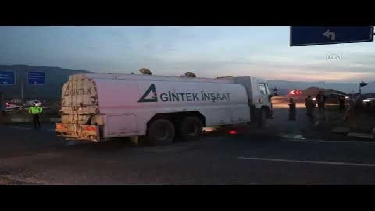 Karabük'te su tankeri ile otomobil çarpıştı: 2 yaralı
