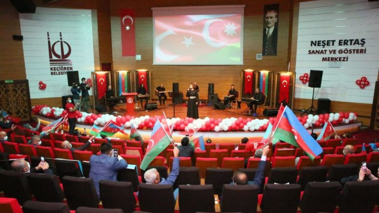 Ankara Keçiören’de Cumhuriyet Coşkusu Azerin Konseriyle Yaşandı
