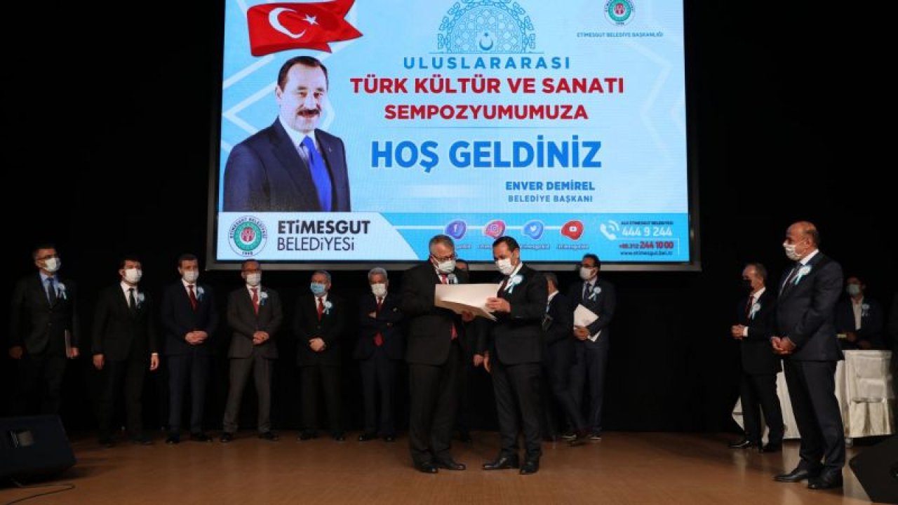 Ankara Etimesgut Belediye Başkanı Demirel'e Yüksek Hizmet Beratı