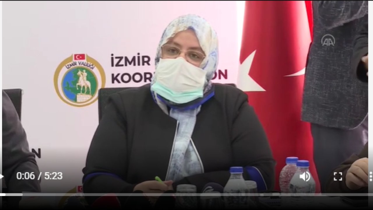 Bakan Zehra Zümrüt Selçuk'tan Son Dakika İzmir Açıklaması: 5 milyon liralık acil yardım ödeneği çıkardık