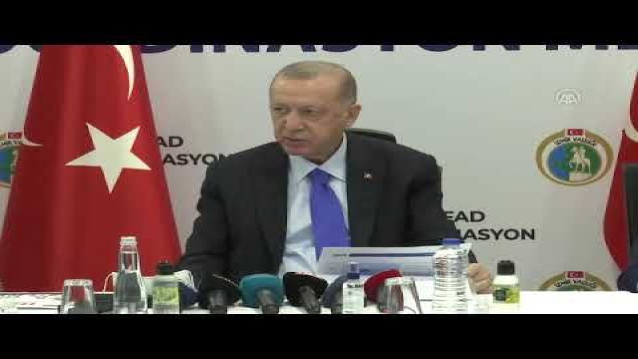 Cumhurbaşkanı Erdoğan: "Şu an itibarıyla 37 vefatımız, 885 yaralımız var."