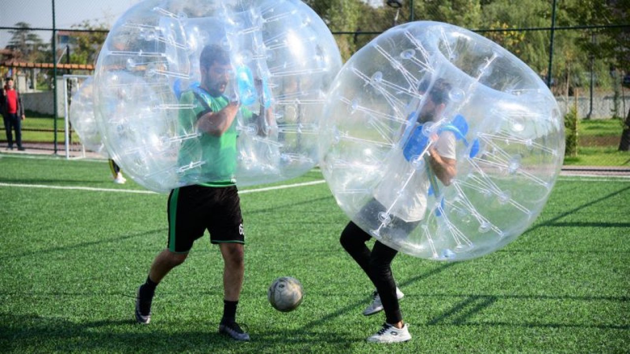 Ankara'da Mamaklı gençler Balon Futbolu ile tanıştı