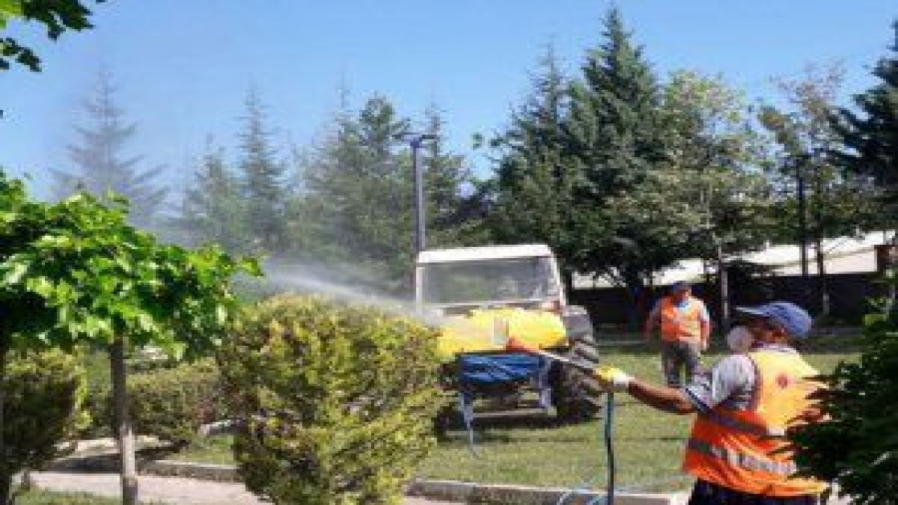 Kahramankazan Belediyesi, tüm park ve bahçelerde kapsamlı bir bakım-onarım çalışması başlattı
