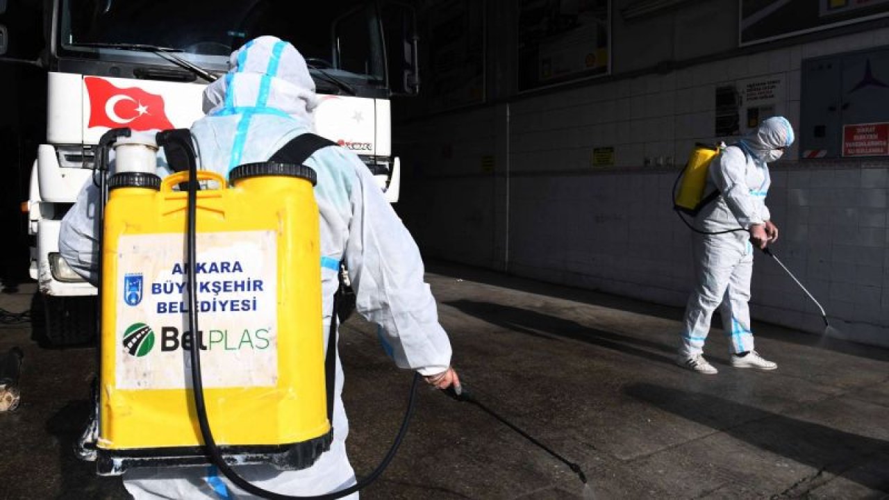 Ankara Büyükşehir sanayi bölgelerinde dezenfeksiyon çalışmalarını artırdı
