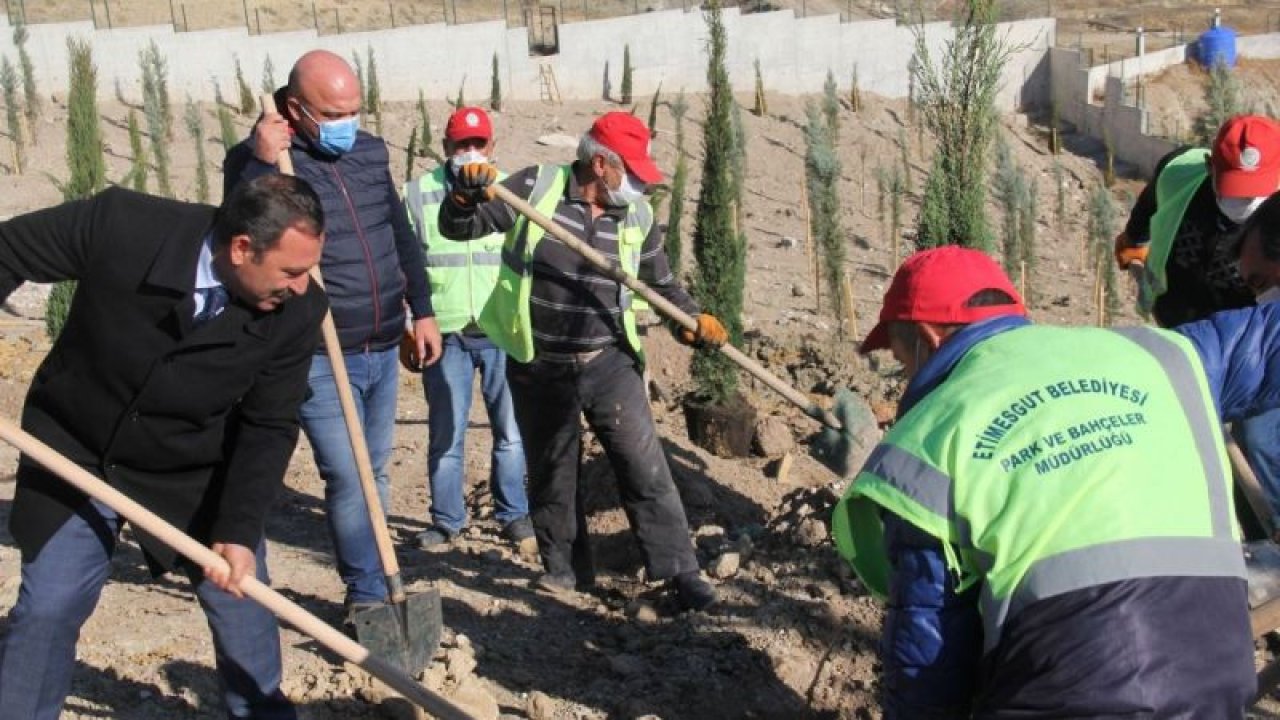 Ankara Etimesgut Belediyesi'nden Milli Ağaçlandırma Seferberliğine 2020 ağaçlık destek