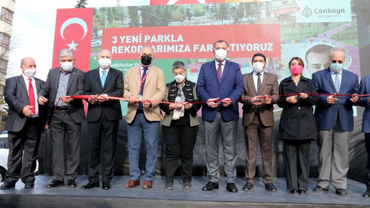 Ankara Çankaya'dan anlamlı 3 yeni park
