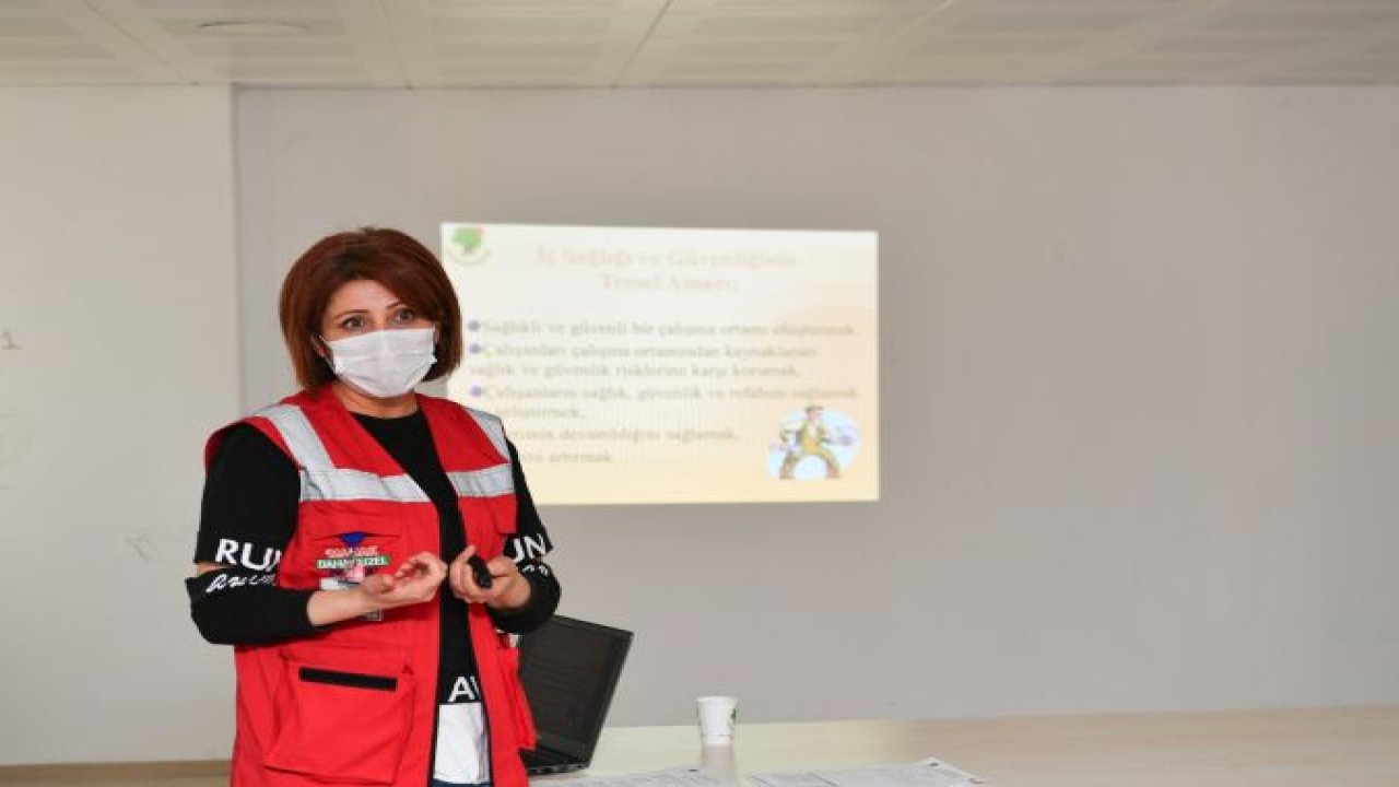 Ankara Mamak'ta personele iş sağlığı ve güvenliği eğitimi verildi