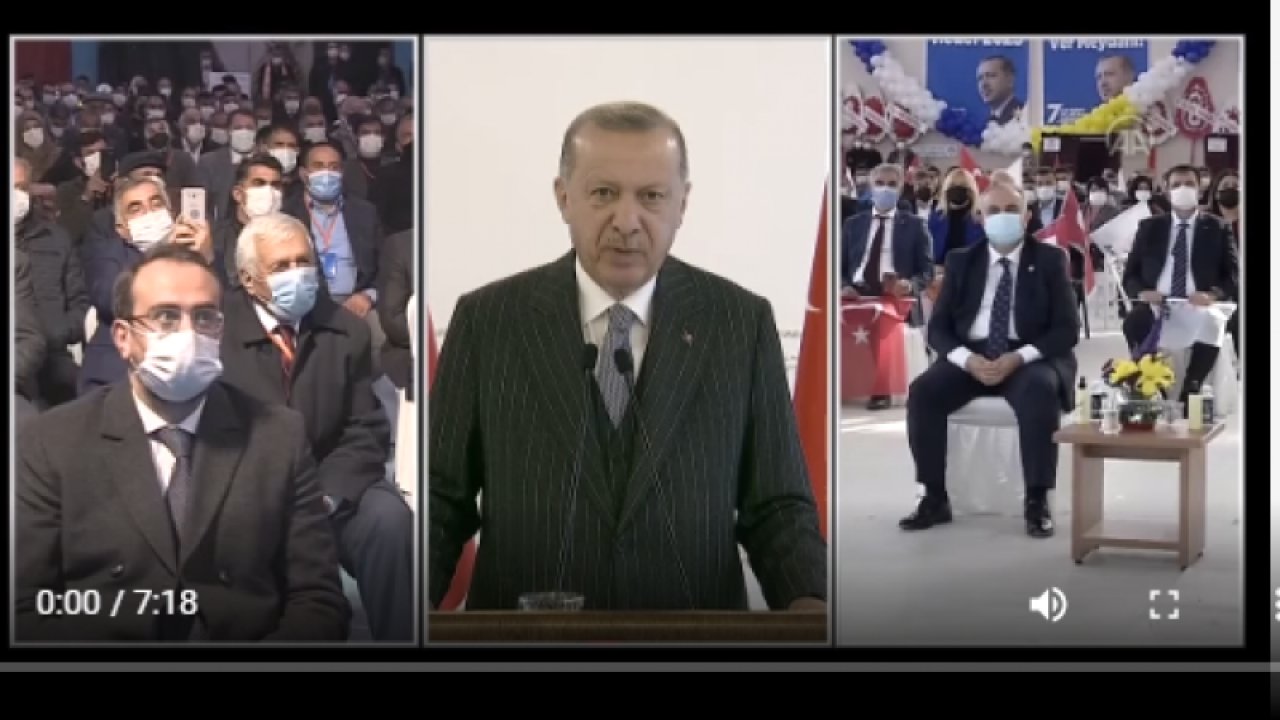 Erdoğan, AK Parti Kars ve Karaman 7. Olağan İl Kongrelerinde konuştu