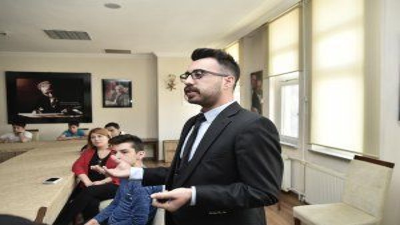 “Türkiye Bağımlılıkla Mücadele Eğitimi” kapsamında Mamak Belediyesi’nde staj gören 70 öğrenciye seminer verildi