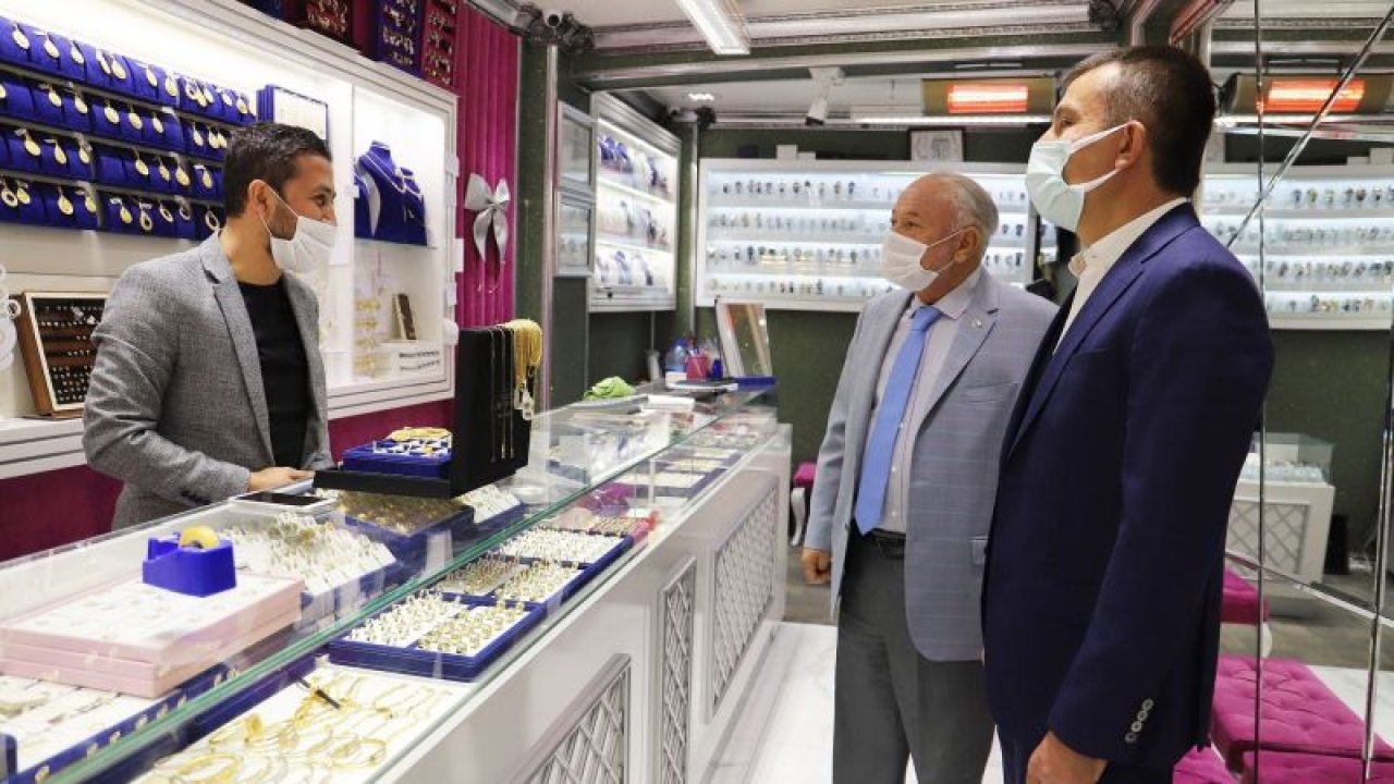 Ankara Altındağ Belediye Başkanı Balcı'dan kuyumculara ziyaret