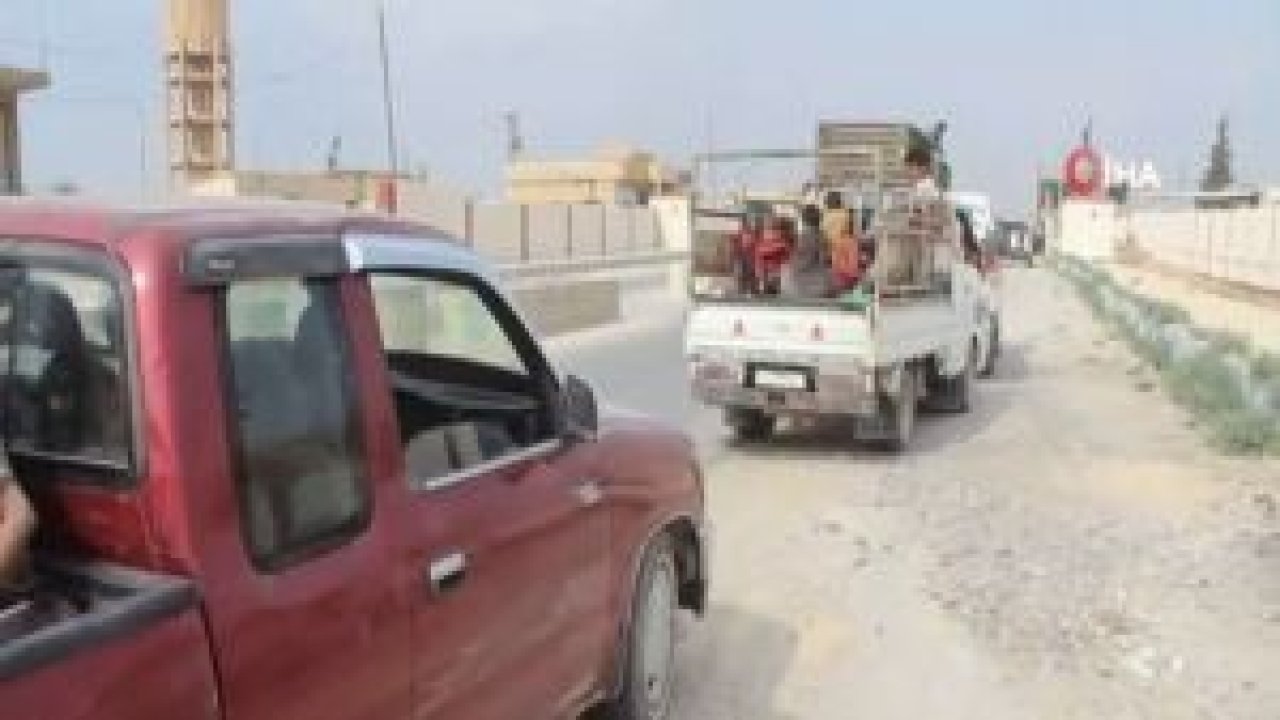 Tel Abyad’da siviller evlerine dönmeye başladı