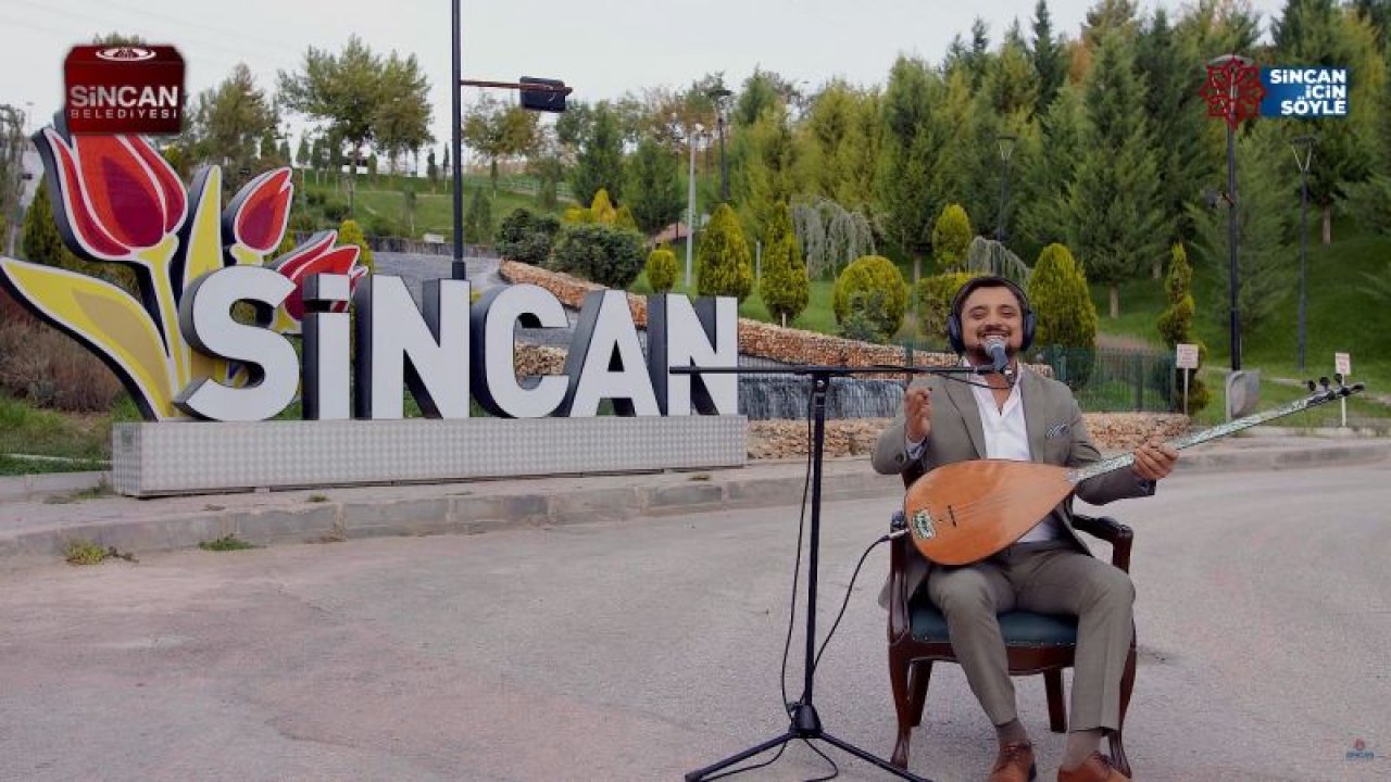 Ankara Sincan'da sanatçılar bir araya geldi, Sincan için söyledi