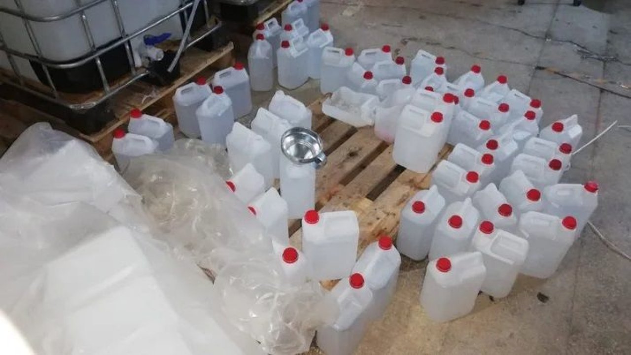 Ankara'da bir haftada 1 ton 402 litre kaçak ve sahte içki ele geçirildi