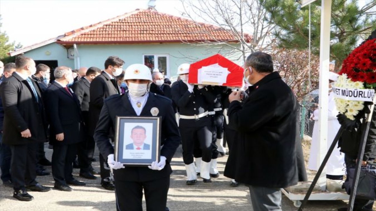 TBMM Başkanı Şentop'un Ankara'da hayatını kaybeden koruma polisi Çankırı'da defnedildi