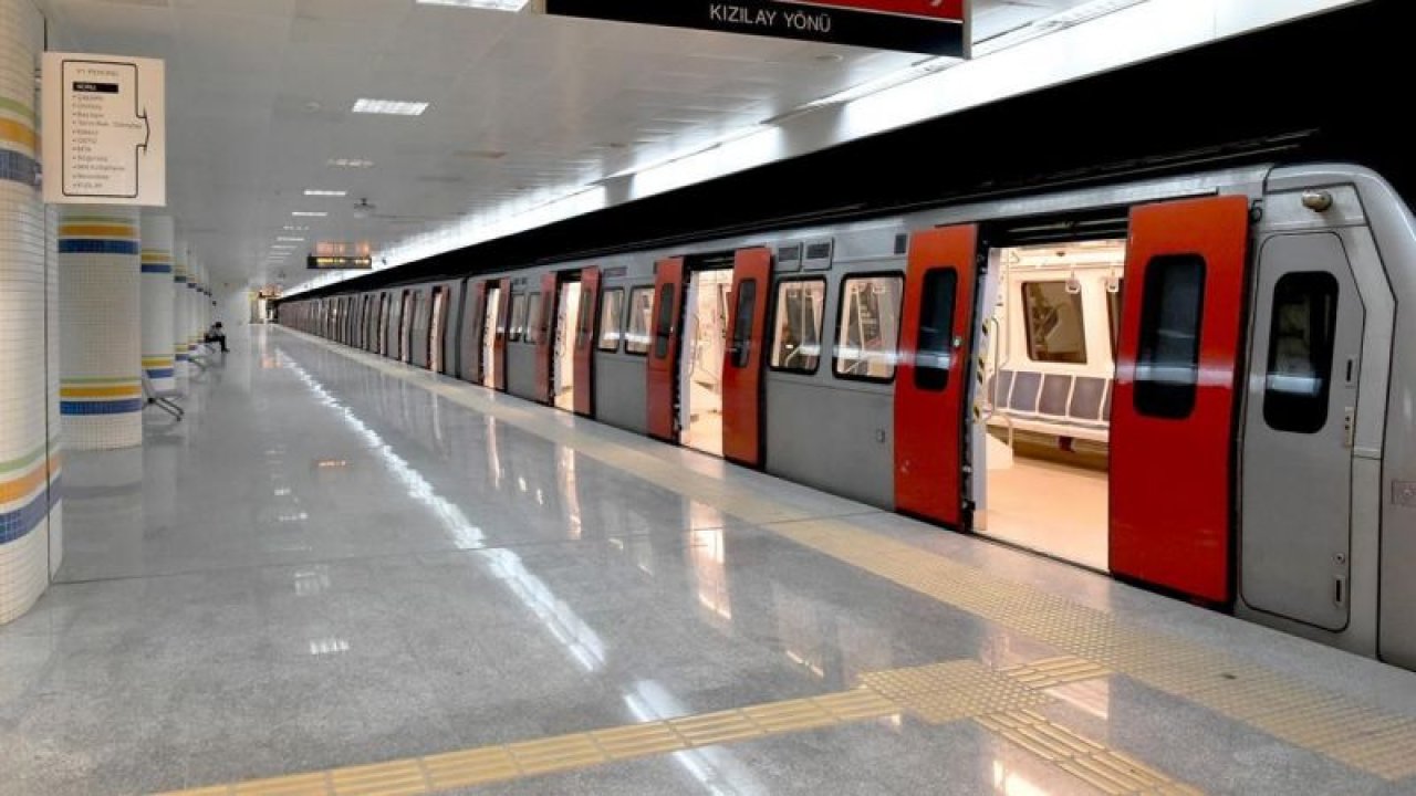 Hafta Sonu Ankara Metro Sefer Saatleri Belli Oldu!