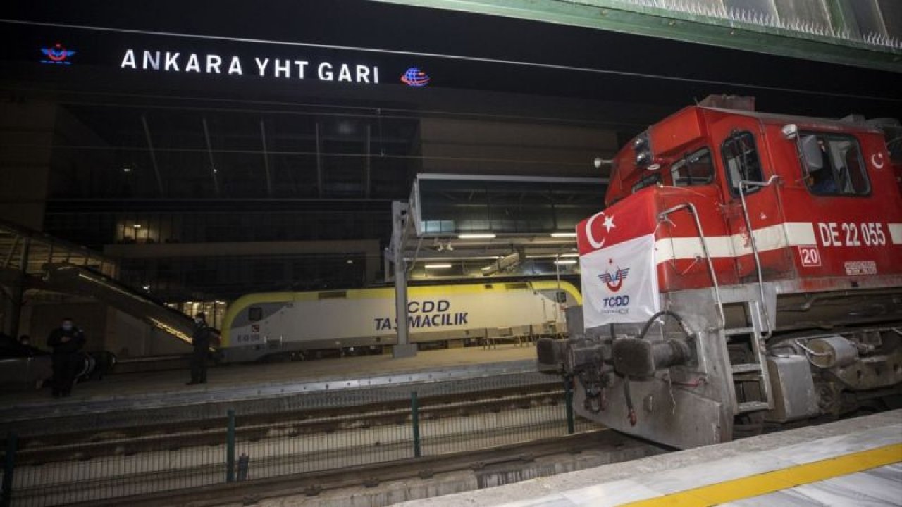 Türkiye-Çin ilk ihracat treni Ankara'dan geçti