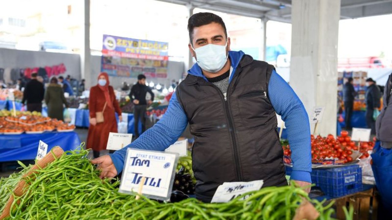 Ankara Altındağ’da pazarlar kontrol altında