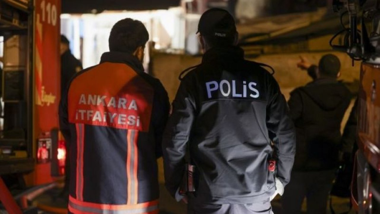 Ankara'da gecekonduda çıkan yangında 1 kişi öldü 2 kişi yaralandı!
