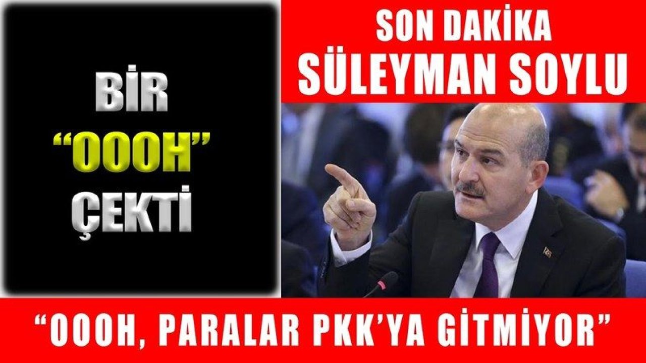 Süleyman Soylu Bir Oooh Çekti, Türk Milleti Rahatladı! O Konuşma Sosyal Medyada Gündem Oldu, Yer Yerinden Oynadı...
