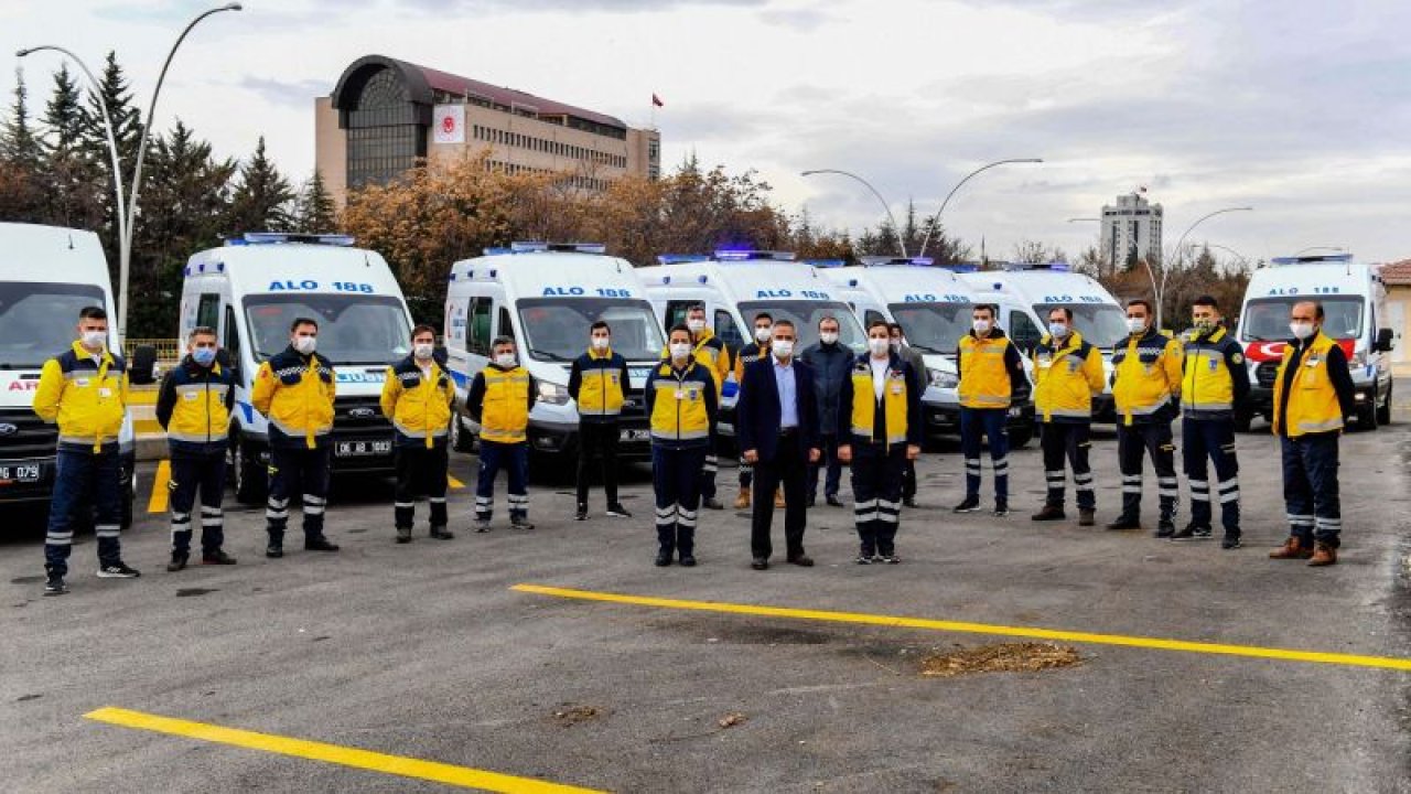 Ankara Büyükşehir Belediyesi ambulans ve diyaliz araç filosunu genişletti