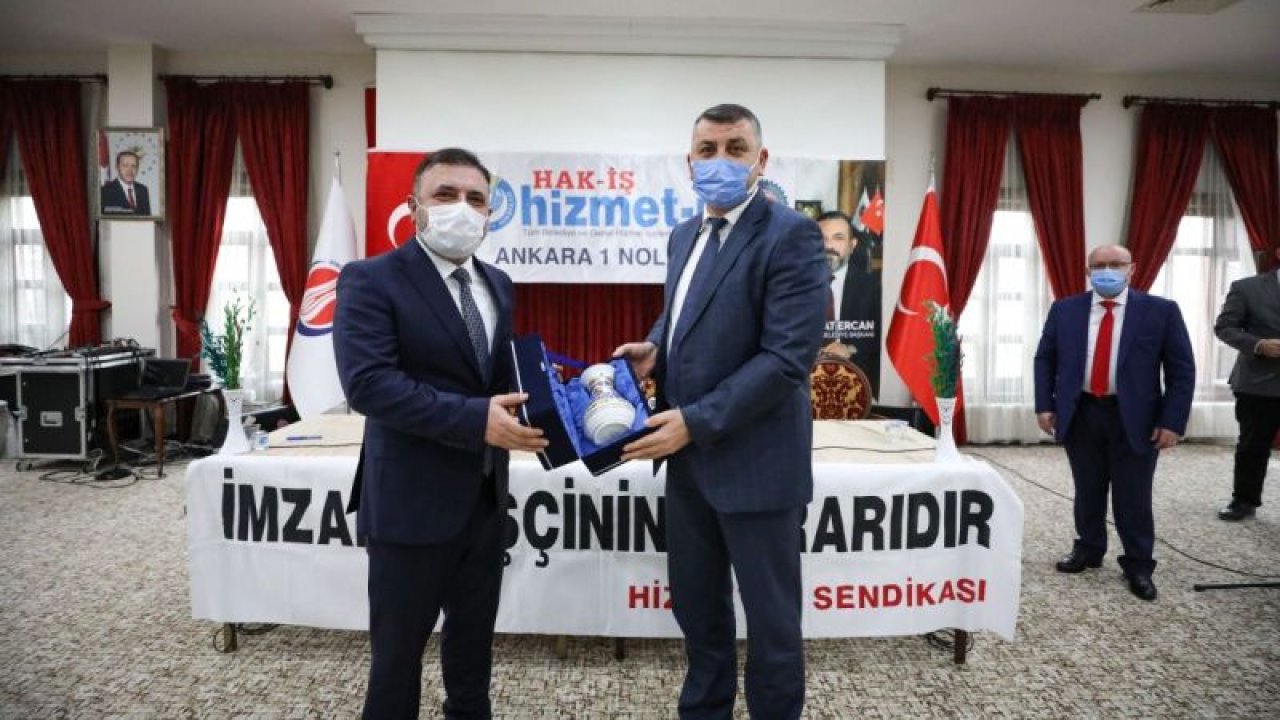 Ankara Sincan Belediyesi ile Hizmet-İş Sendikası arasında toplu iş sözleşmesi imzalandı