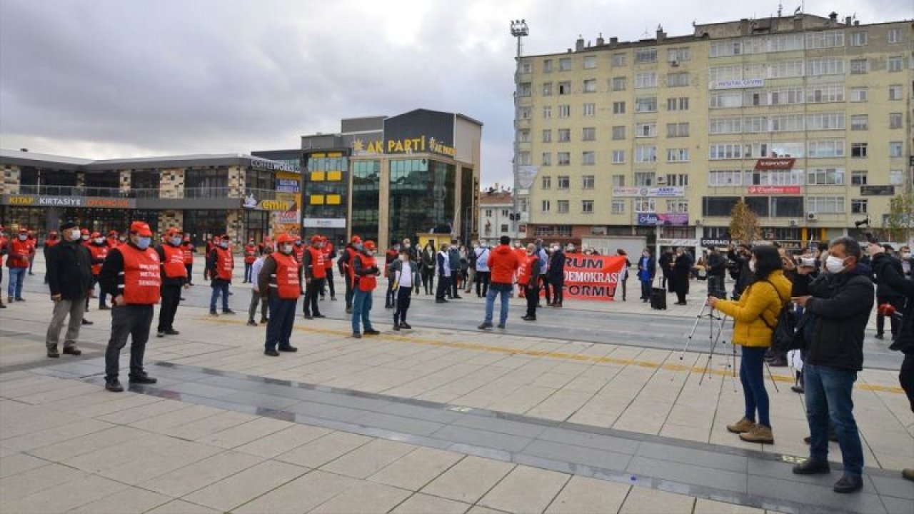 Birleşik Metal İş Sendikası Genel Başkanı Serdaroğlu'dan işten çıkarılan işçilere destek