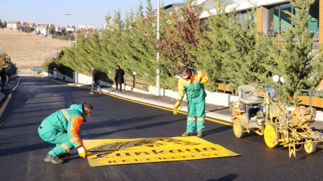 Ankara Çankaya Belediyesi 70 bin tonluk asfalt çalışması yaptı