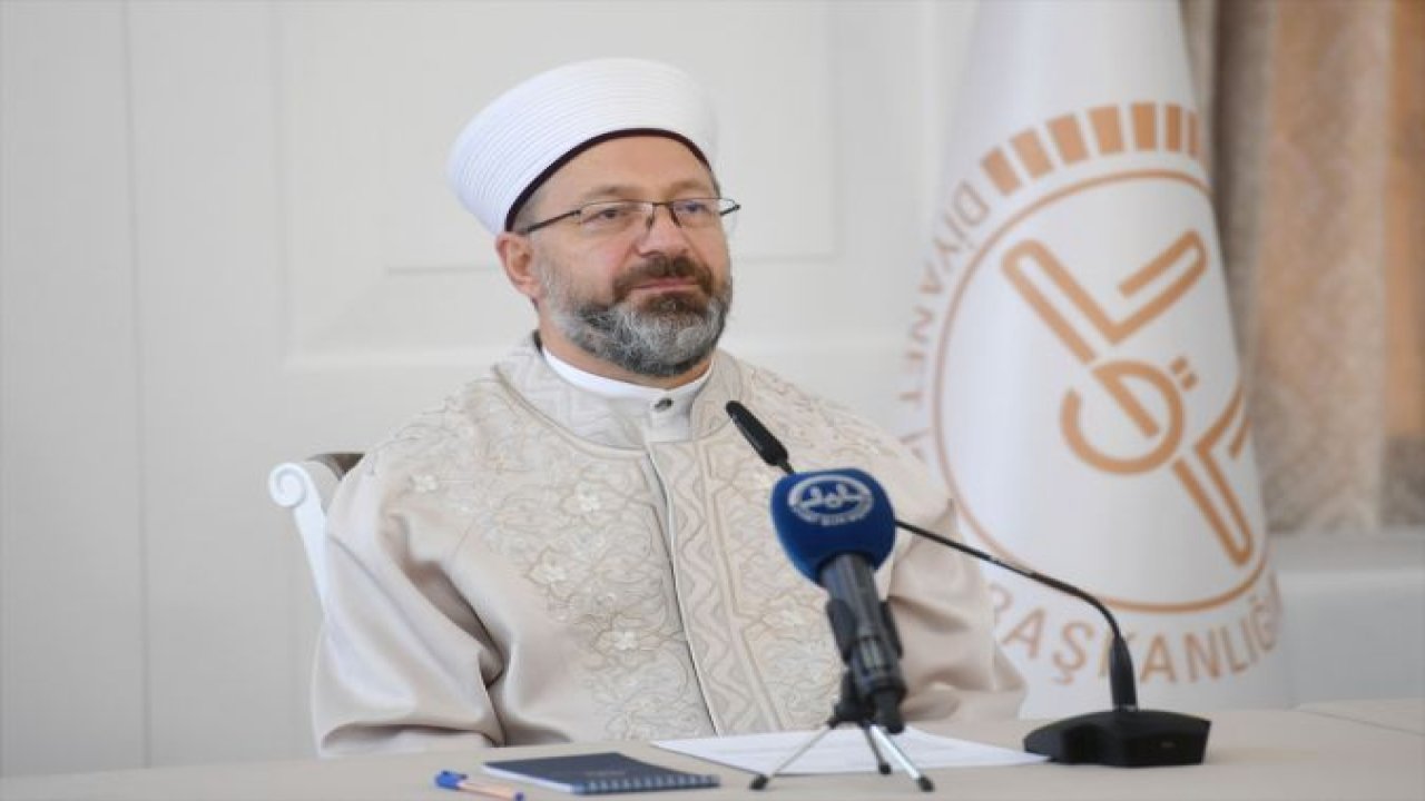 Diyanet İşleri Başkanı Erbaş, "Gelecek Planları" konulu uluslararası toplantıda konuştu: