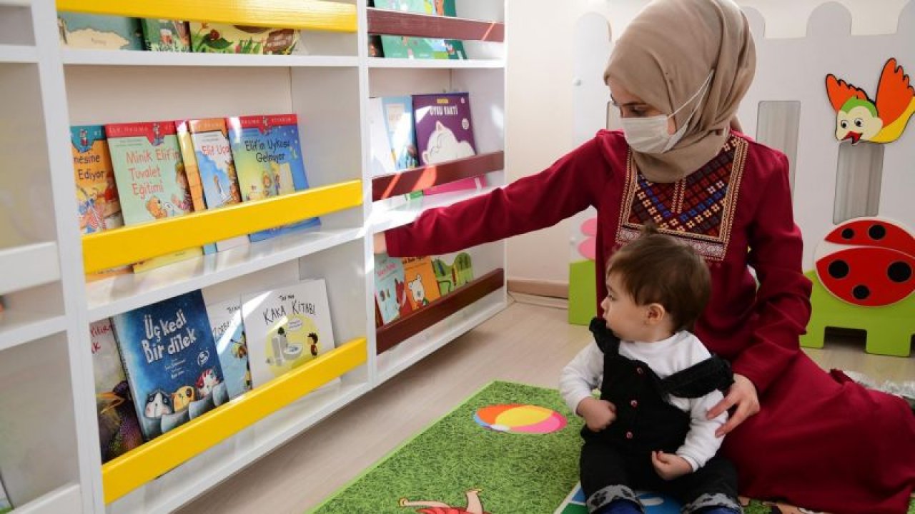 Ankara Mamak Bebek Kütüphanesi’nde Ödünç Kitap Dönemi
