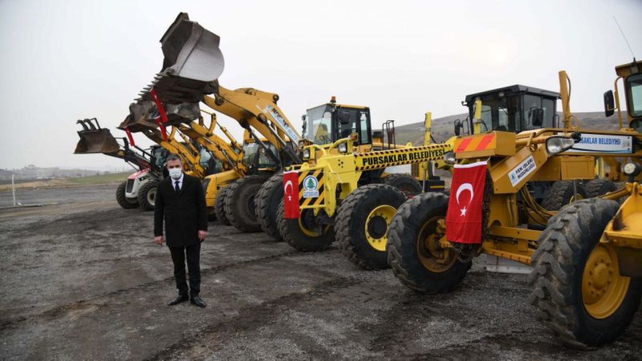 Ankara Pursaklar Belediyesi Güçlenen Araç Filosu İle Kışa Hazır