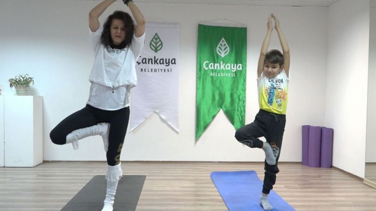 Ankara Çankayalı çocuklar için yoga zamanı