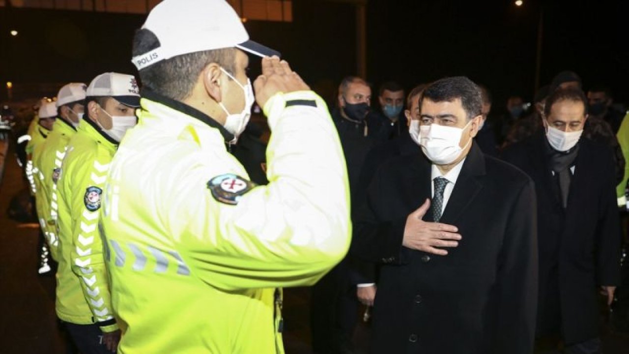 Ankara Valisi Şahin'den polis ve jandarma personeline yeni yıl ziyareti