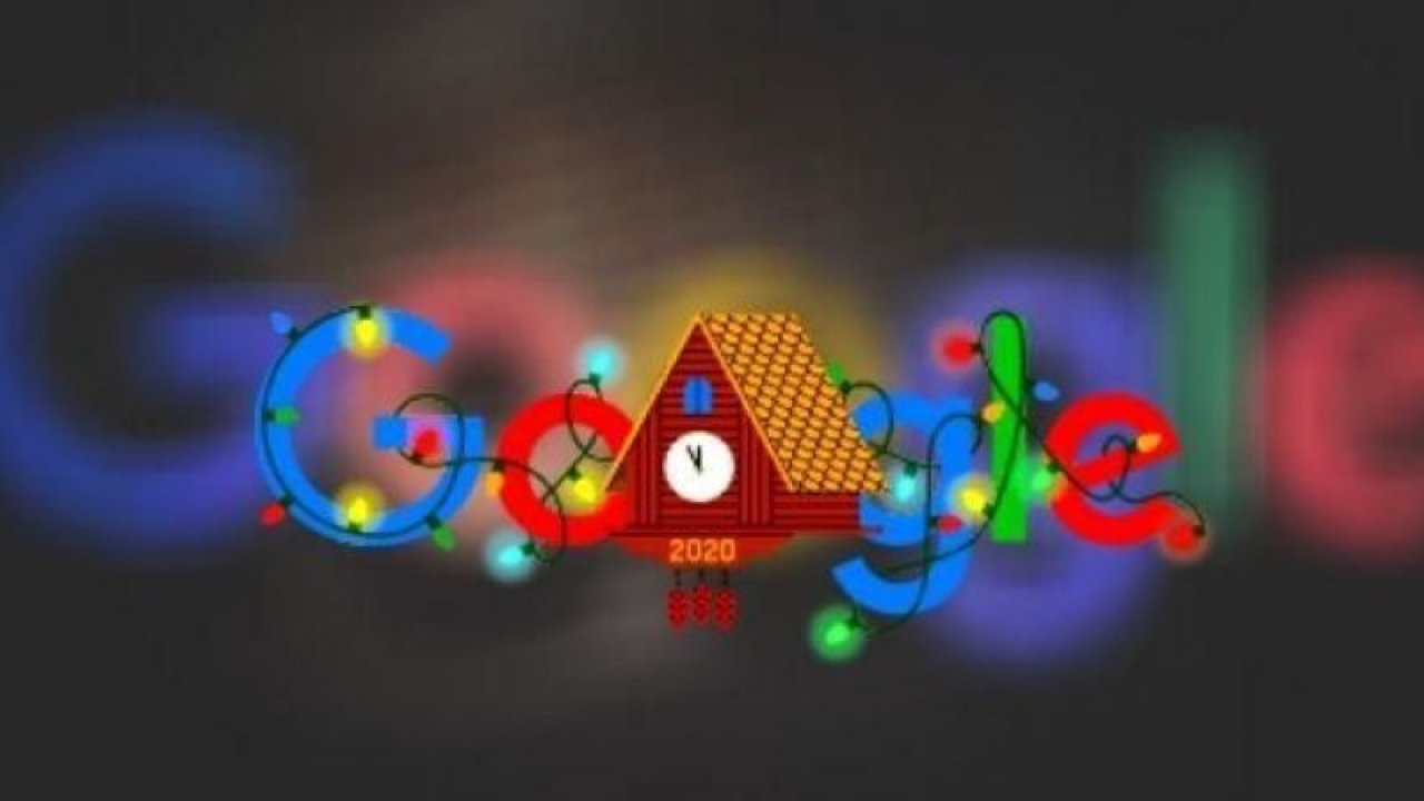 Google, yeni yılı "doodle" ile kutladı