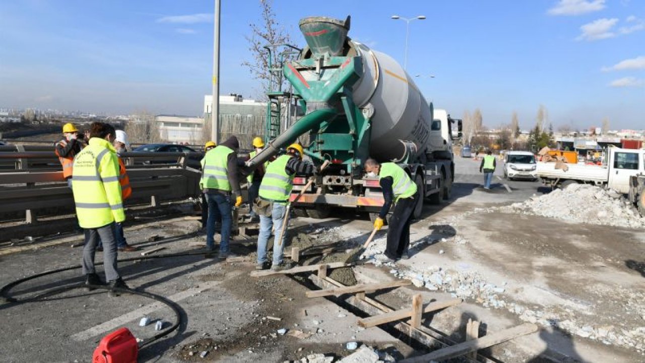 Ankara Bbüyükşehir’den köprülerde yenileme seferberliği