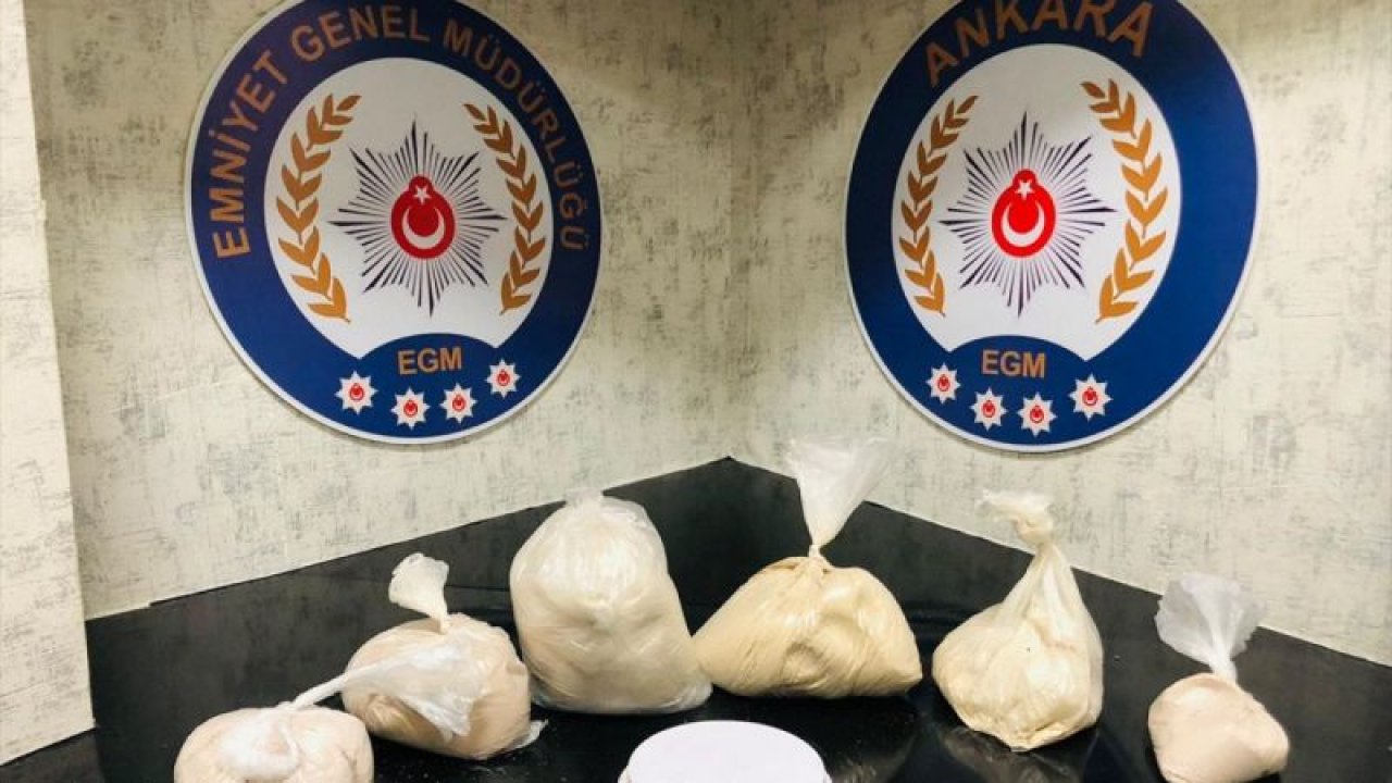 Ankara'da 20 kilogram eroin ele geçirildi