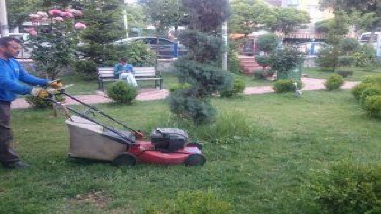 Kahramankazan Belediyesi ilçe genelindeki tüm park ve bahçelerde bakım ve onarım çalışması başlattı