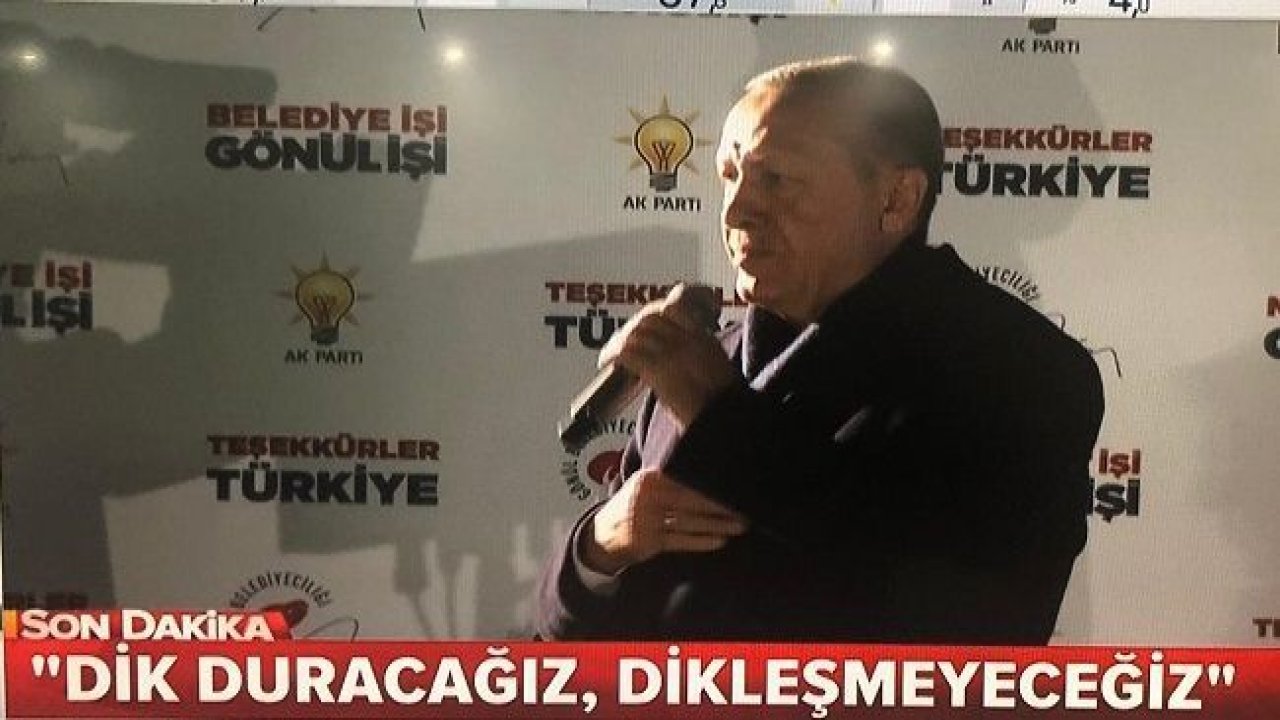 Cumhurbaşkanı Erdoğan'nın Yerel Seçim "Balkon Konuşması"
