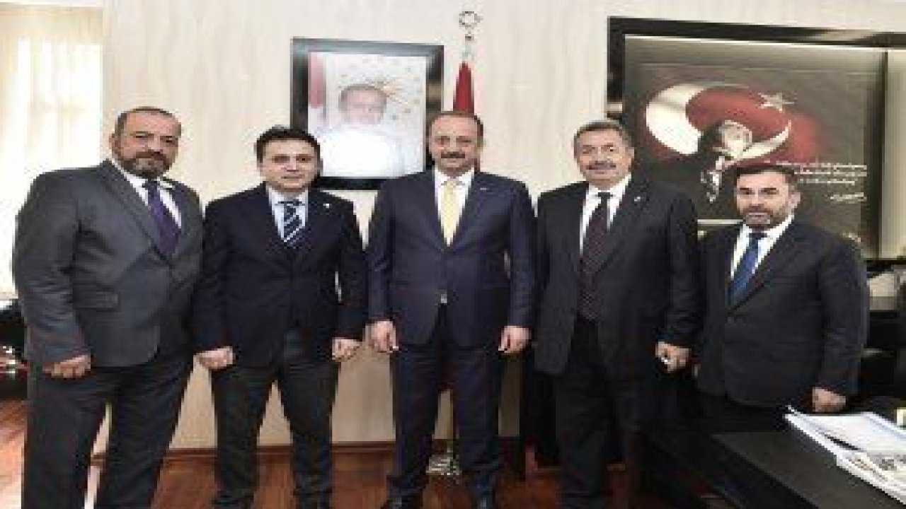 Ankara Amatör Spor Kulüpleri Federasyonu Başkan Akgül’ü makamında ziyaret etti