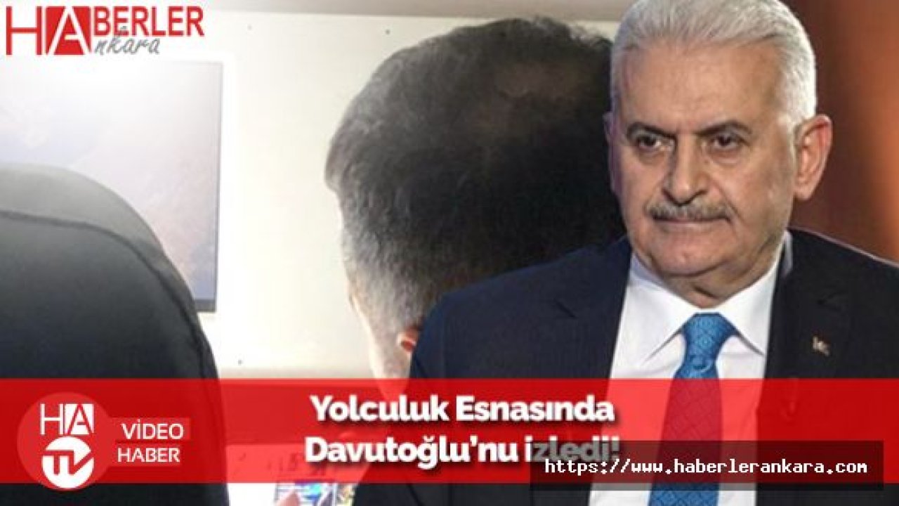Binali Yıldırım Davutoğlu'nun İstifasını İzlerken Görüntülendi!