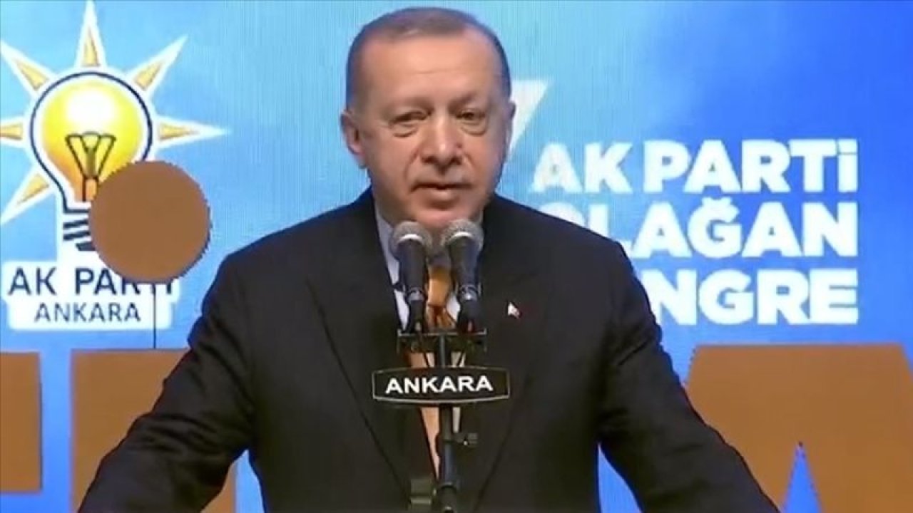 Cumhurbaşkanı Erdoğan'dan AK Parti Ankara 7.Olağan İl Kongresi'nde önemli açıklamalar