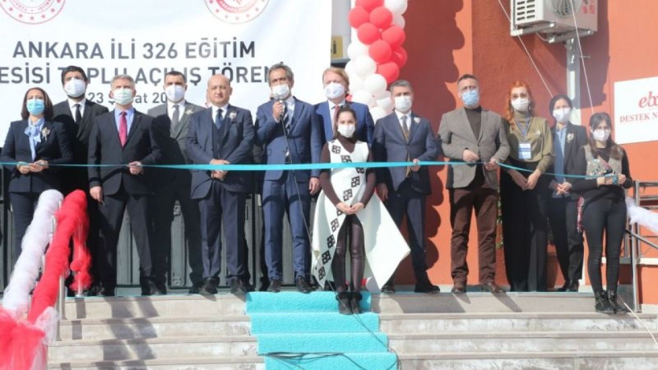 Gölbaşı belediye başkanı Şimşek Gölbaşı'nda açılan okulları ziyaret etti