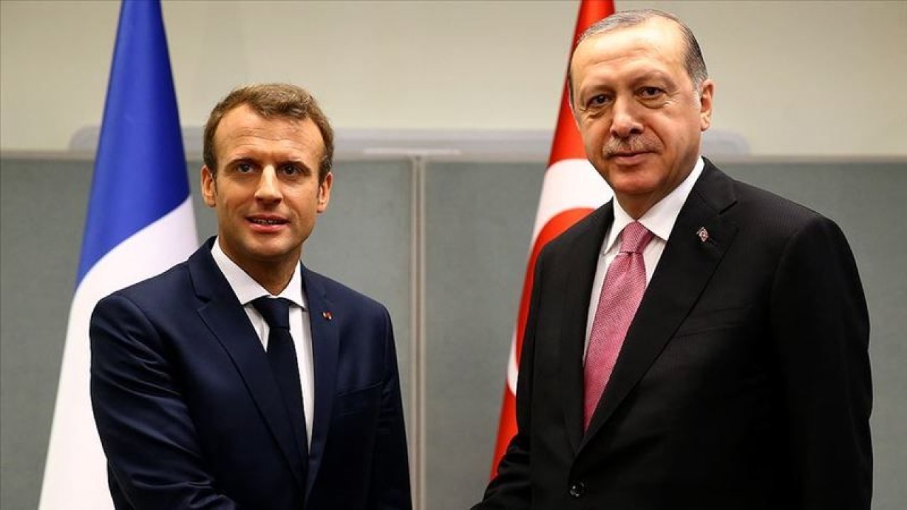 Cumhurbaşkanı Erdoğan ile Macron telefonda görüştü