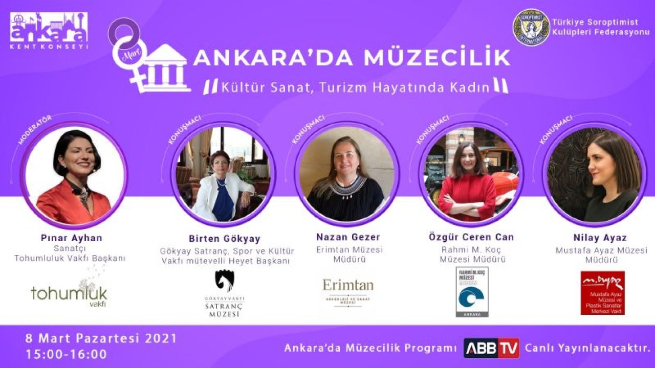 Ankara Kent Konseyi’nden Kadınlar Günü Farkındalık Etkinlikleri