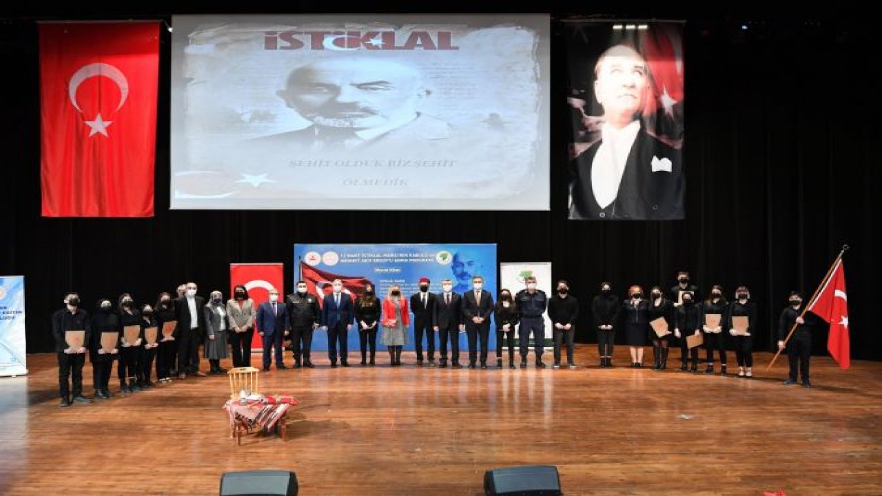 Ankara Mamak’ta İstiklal Marşının kabulünün100. yıl dönümü kutlandı