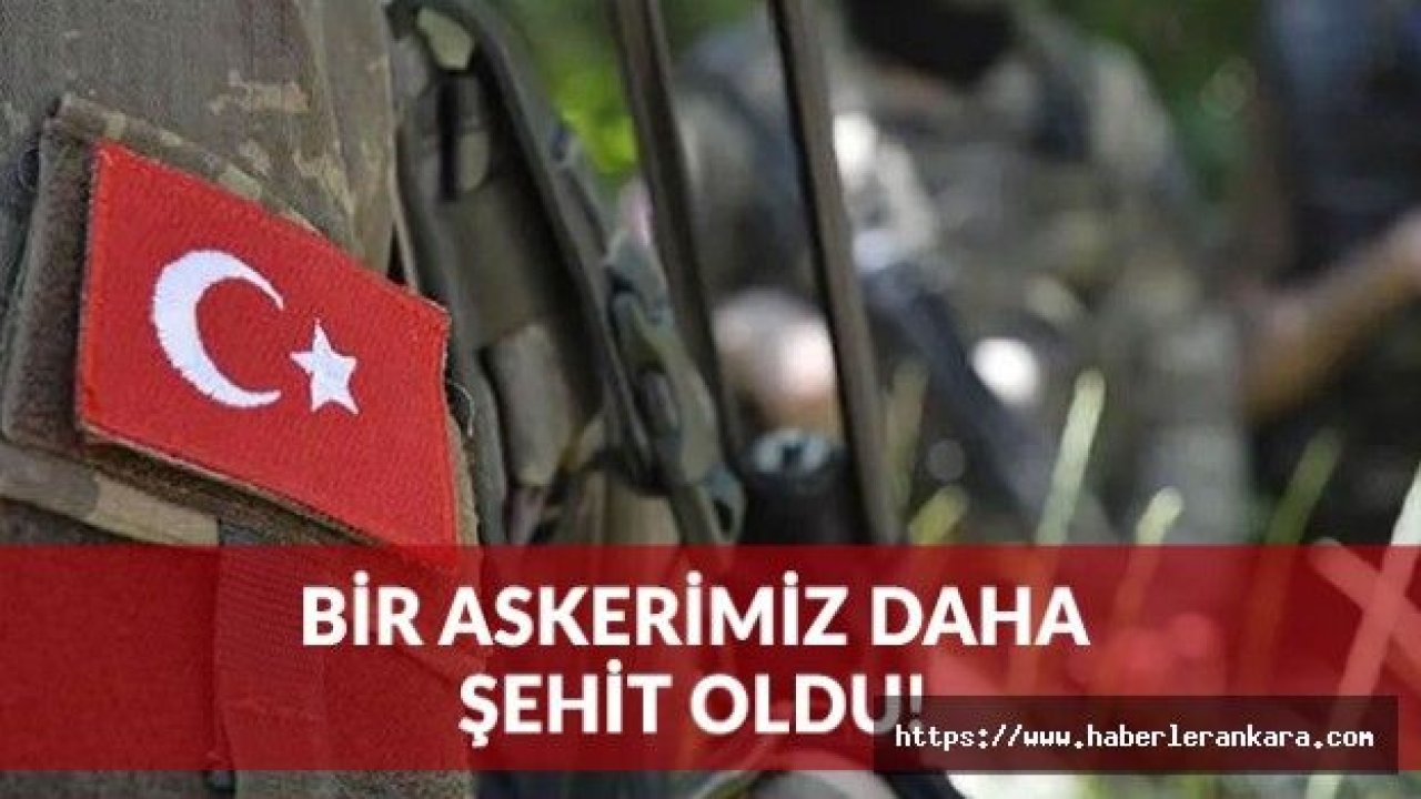 Hakkari'den Acı Haber Geldi! 1 Askerimiz Şehit Oldu